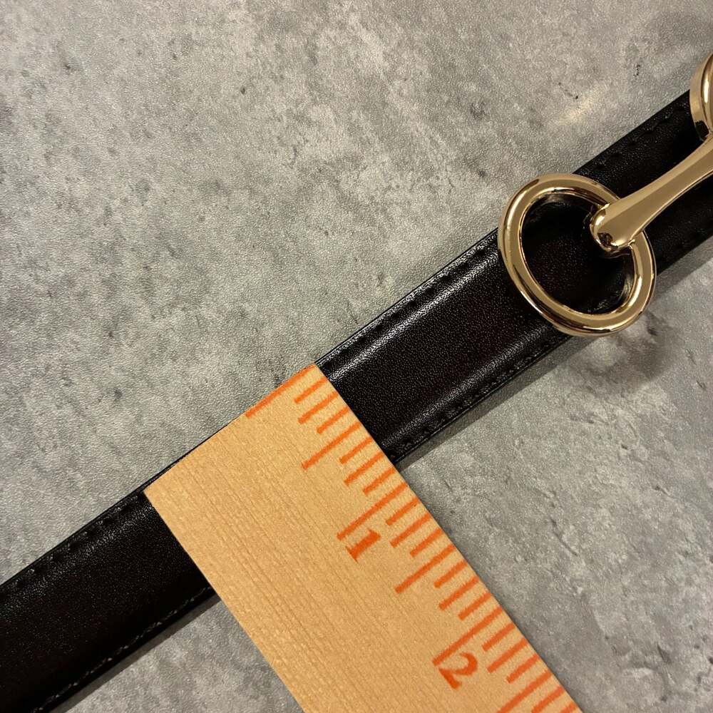 Vintage Epsom  Swift Style Women Skinny Horsebit Leather Heritage Belt in Dark B - Picture 4 of 5